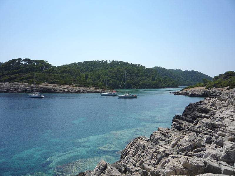 meleda, isole croazia barca